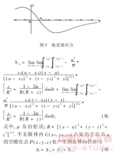 盾构施工引起土体位移的空间计算方法