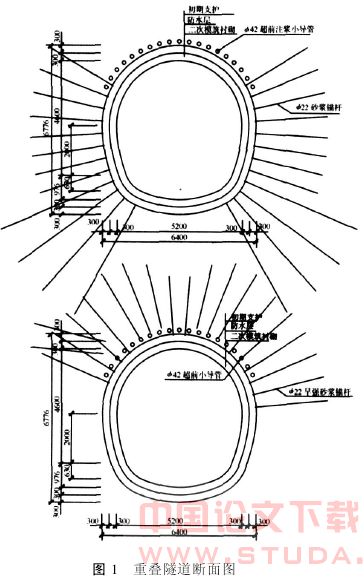 双洞垂直重叠地铁隧道施工力学行为分析
